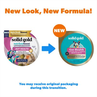 Show full view: Solid Gold Digestive Support Chicken, Beef & Pumpkin Wet Dog Food, 3.5-oz cup, case of 6 slide 3 of 10