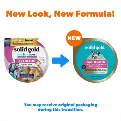 Show full view: Solid Gold Digestive Support Chicken, Beef & Pumpkin Wet Dog Food, 3.5-oz cup, bundle of 12  slide 3 of 10
