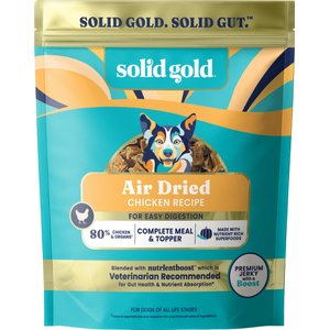Solid Gold Complete & Balanced Chicken Recipe Air Dried Dog Food Topper, 2-lb pouch