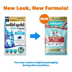 Solid Gold NutrientBoost Large Breed Puppy, Bison & Oatmeal, Gut Health Whole Grain Dry Dog Food, 22-lb bag slide 2 of 8