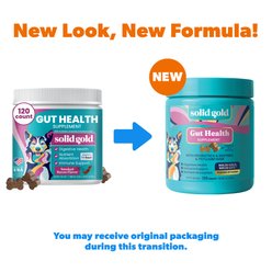 Solid Gold Mellow Belly Probiotic Soft Chews Digestive Supplement for Dogs, 120 count slide 2 of 9