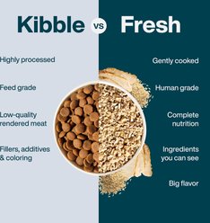 JustFoodForDogs Balanced Remedy Recipe Frozen Human-Grade Fresh Dog Food, 18-oz pouch, case of 7 slide 2 of 9