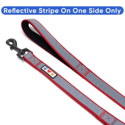 Show full view: Pawtitas Personalized Reflective Dual Handle Dog Leash, Red slide 8 of 9