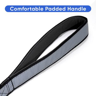 Show full view: Pawtitas Personalized Reflective Dual Handle Dog Leash, Black slide 7 of 9