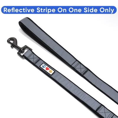 Show full view: Pawtitas Personalized Reflective Dual Handle Dog Leash, Black slide 8 of 9