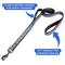 Show in main carousel: Pawtitas Personalized Reflective Dual Handle Dog Leash, Black slide 3 of 9
