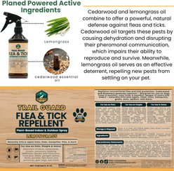 Trail Hound Pet Supply Co. Trail Guard Lemongrass Flea & Tick Repellent Spray for Dogs, 16-fl oz bottle slide 2 of 6