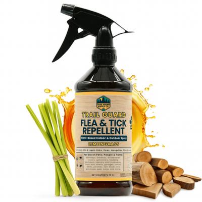 Show full view: Trail Hound Pet Supply Co. Trail Guard Lemongrass Flea & Tick Repellent Spray for Dogs, 16-fl oz bottle slide 1 of 6