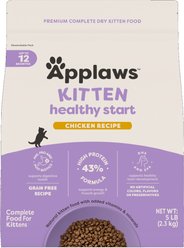Applaws Healthy Start Complete & Balanced Chicken Recipe High-Protein Dry Kitten Food, 5-lb bag