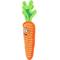 Show in main carousel: Tuffy's Funny Food Carrot Squeaky Plush Dog Toy, Orange slide 2 of 5