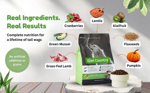 Show full view: Kiwi Country Grain-Free Lamb Dry Dog Food, 4.4-lb bag slide 10 of 10