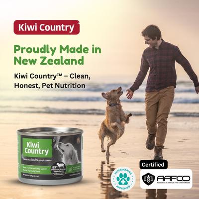 Show full view: Kiwi Country Lamb & NZ Green Mussel Wet Dog Food, 6-oz can, case of 24 slide 7 of 9