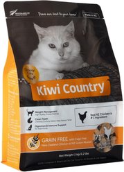 Kiwi Country Grain-Free Chicken & NZ Green Mussel Dry Cat Food, 2.2-lb bag