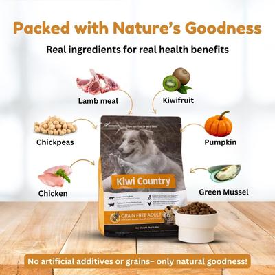 Show full view: Kiwi Country Grain-Free Chicken Dry Dog Food, 4.4-lb bag slide 6 of 10