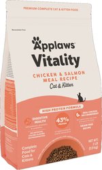 Applaws Vitality Complete & Balanced Chicken & Salmon Meal Recipe High-Protein Adult Dry Cat Food, 2-lb bag