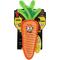 Show in main carousel: Tuffy's Funny Food Carrot Squeaky Plush Dog Toy, Orange slide 5 of 5