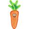 Show in main carousel: Tuffy's Funny Food Carrot Squeaky Plush Dog Toy, Orange slide 1 of 5