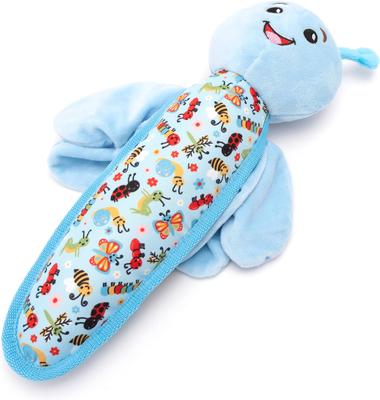 Show full view: The Worthy Dog Dragon Fly Plush Dog Toy, Blue slide 3 of 3