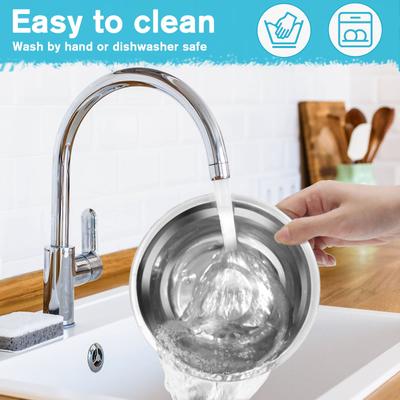 Show full view: UPSKY Non-Slip Resin Station Skid-Proof Stainless Steel Dog & Cat Water & Food Bowls, Grey, 60-oz slide 6 of 9