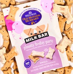 Old Mother Hubbard by Wellness Milk Bar P'Nutty B-Day Party Peanut Butter Biscuits Dog Treats, 10-oz bag slide 2 of 9