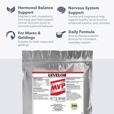 Show full view: Med-Vet Pharmaceuticals (MVP) Levelor Powder Horse Supplement, 2.65-lb slide 4 of 6
