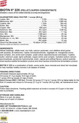 Med-Vet Pharmaceuticals (MVP) Biotin II-22X Pellets Horse Supplement, 5-lb slide 2 of 3