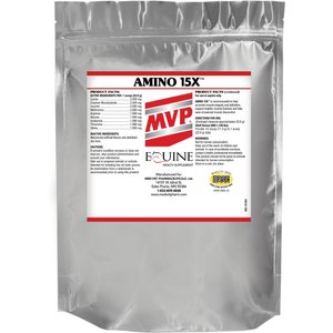 Med-Vet Pharmaceuticals (MVP) Amino 15X Powder Horse Supplement, 1.5-lb