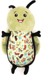 The Worthy Dog Snuggle Bug Plush Dog Toy, Green