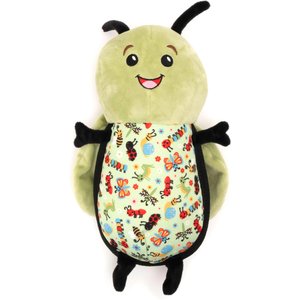 The Worthy Dog Snuggle Bug Plush Dog Toy, Green