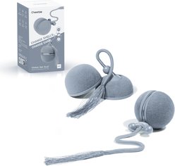 Cheerble WIcked Ball Duo2 Bird Chirping Interactive Cat Toy, Grey