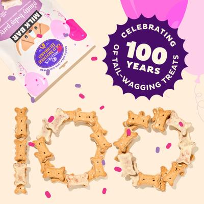 Show full view: Old Mother Hubbard by Wellness Milk Bar P'Nutty B-Day Party Peanut Butter Biscuits Dog Treats, 10-oz bag slide 5 of 11