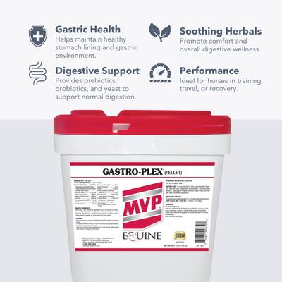 Show full view: Med-Vet Pharmaceuticals (MVP) Gastro-Plex Pellets Horse Supplement, 6-lb slide 4 of 5