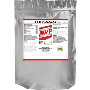 Med-Vet Pharmaceuticals (MVP) Flies-A-Way Pellets Horse Supplement, 3-lb