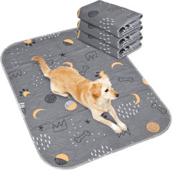 UPSKY Washable Non-Slip Fast Absorbent Dog Pee Pads, 34 x 36-in, 2 count, Grey