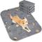 Show in main carousel: UPSKY Washable Non-Slip Fast Absorbent Dog Pee Pads, 34 x 36-in, 2 count, Grey slide 1 of 9