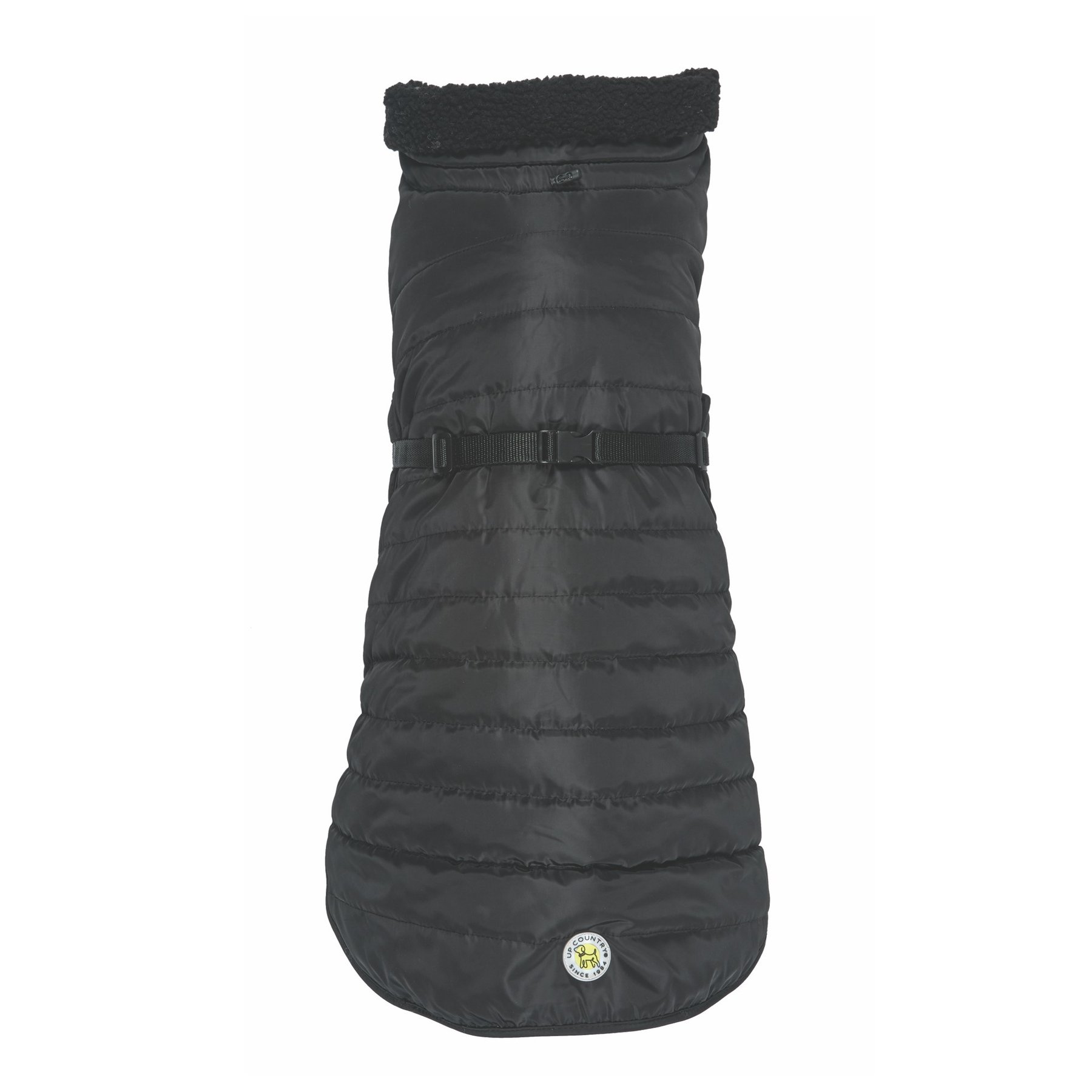 Up Country Parka Dog Coat, Black, 10