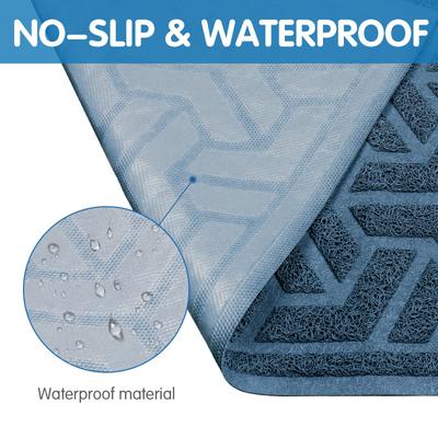 Show full view: UPSKY Waterproof Cat Litter Trapping Mat, 35 x 24-in, Blue slide 5 of 8