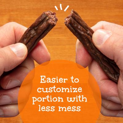 Show full view: Happy Howie's Baker's Dozen 6-in Beef Woof Stix Dog Treats, 13 count pouch slide 5 of 11