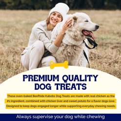 Beefeaters Beefhide Kabobs Jerky Dog Treats, 28-oz bag slide 2 of 7