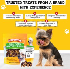 Beefeaters Sweet Potato Wrap Chicken Jerky Dog Treats, 28-oz bag slide 2 of 7
