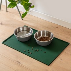 Park Life Designs Silicone Mess Free Dog Placemat, Fern Green, 23.6 x 15.7-in slide 2 of 4