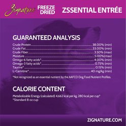 Zignature Zssential Multi-Protein Formula Entrée Freeze-Dried Dog Food, 25-oz bag slide 2 of 9