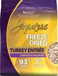 Zignature Turkey Entrée Freeze-Dried Dog Food, 25-oz bag