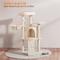 Show in main carousel: Yaheetech 42-in Plush Cat Tree with Perch & Condo, Beige slide 6 of 6