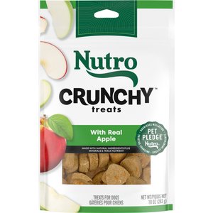 Nutro Crunchy with Real Apple Dog Treats, 10-oz bag
