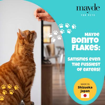 Show full view: Mayde Extra Large Bonito Flakes Crunchy Cat Dehydrated Treats, 4-oz bag slide 8 of 10