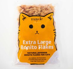 Mayde Extra Large Bonito Flakes Crunchy Cat Dehydrated Treats, 4-oz bag slide 1 of 8