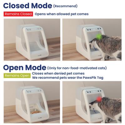 Show full view: PawsPik Automatic Microchip RFID Cat Feeder, 16-cup slide 7 of 13