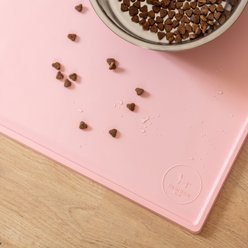Park Life Designs Silicone Mess Free Dog Placemat, Blush Pink, 23.6 x 15.7-in slide 2 of 4
