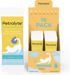 Petralyte Chicken Flavored Powder Electrolyte & Joint Supplement for Cats, 16 count